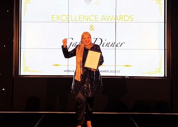 داليا إبراهيم تحصد المركز الثاني في جوائز “القيادة المتميزة” لرابطة ماجستير إدارة الأعمال وجمعية خريجي إدارة الأعمال