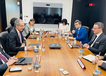  وزير الاتصالات يلتقى مع عدد من الشركات الهندية المتخصصة فى مجالات الاتصالات وتكنولوجيا المعلومات