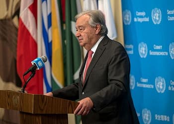 غوتيريش يدعو إلى إرساء مسار سياسي لإنهاء الاحتلال ولتنفيذ حل الدولتين: حل الصراعات لا يوجد في ساحات المعارك