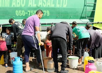غزة – استعادة إمكانية الوصول إلى المياه النظيفة في جنوب القطاع
