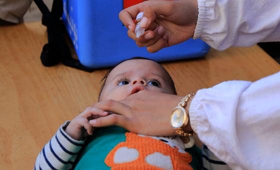 غزة: حملة تطعيم جديدة ضد شلل الأطفال تستهدف أكثر من نصف مليون طفل