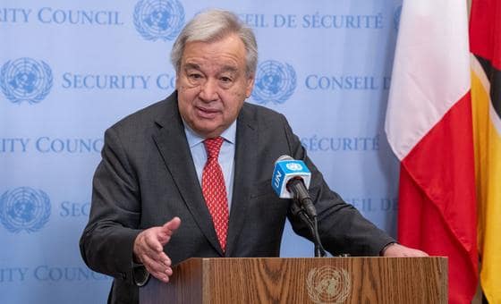 غوتيريش يحمل 3 أولويات إلى قمة الجامعة العربية حول إعمار غزة ويؤكد أهمية حل الدولتين