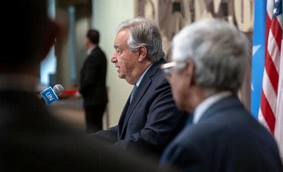 غوتيريش يدعو إلى وقف فوري ودائم لإطلاق النار في غزة ويرحب بإطلاق سراح رهينة أمريكي-إسرائيلي