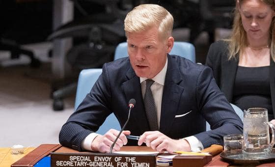 المبعوث الأممي إلى اليمن يدعو إلى التحلي بأقصى درجات ضبط النفس
