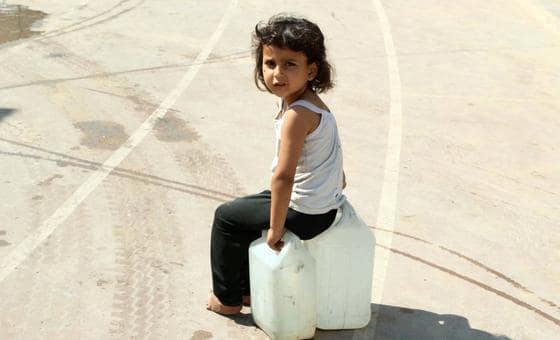 اليونيسيف تحذر من أن أطفال غزة سيموتون عطشا ما لم يتوفر الوقود لضخ المياه