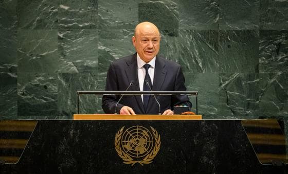 الرئيس اليمني يدعو إلى تشكيل تحالف دولي لفرض السلام “بالقوة”