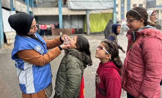 “شريان حياة يعيد الأمل في المستقبل”، حملة تطعيم جديدة لحماية 44 ألف طفل في غزة