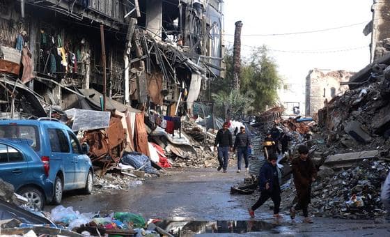 غزة – الأمم المتحدة تكثف الاستجابة الطارئة في ظل استمرار العاصفة المطرية