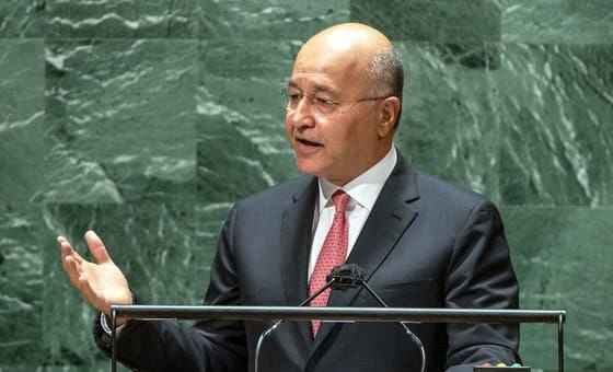 الجمعية العامة تنتخب الرئيس العراقي السابق برهم صالح لمنصب المفوض السامي لشؤون اللاجئين