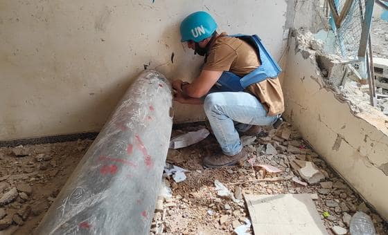 التلوث بالذخائر المتفجرة في غزة “هائل” ويجعل إعادة الإعمار “بالغة الخطورة”