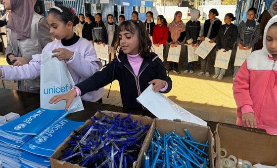 “غزة التي نريد” – مبادرة لليونيسف تعكس وجهات نظر الأطفال حول التعافي وإعادة الإعمار