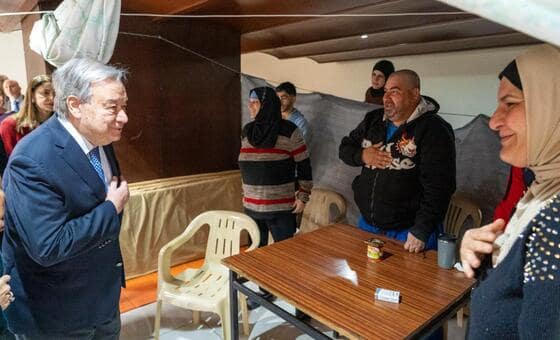 الأمين العام يدعو من لبنان إلى وقف الحرب: نفعل كل ما يمكن لخفض التصعيد فورا