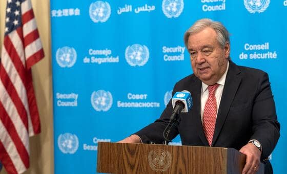 غوتيريش: دوامة الموت والدمار التي تجتاح الشرق الأوسط وتؤثر على الفقراء حول العالم يجب أن تتوقف