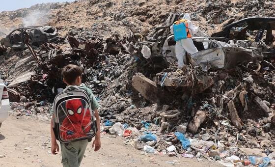 غزة – حملة أممية لإزالة النفايات ومكافحة القوارض