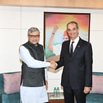  وزير الاتصالات يبحث  سبل التعاون بين مصر والهند فى مجالات البنية المعلوماتية الدولية