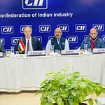  وزير الاتصالات يلتقى مع أعضاء اتحاد الصناعة الهندى CII