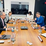  وزير الاتصالات يلتقى مع عدد من الشركات الهندية المتخصصة فى مجالات الاتصالات وتكنولوجيا المعلومات