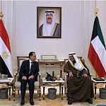 ولى عهد دولة الكويت يستقبل رئيس الوزراء