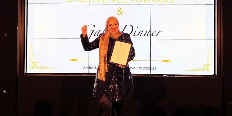 داليا إبراهيم تحصد المركز الثاني في جوائز “القيادة المتميزة” لرابطة ماجستير إدارة الأعمال وجمعية خريجي إدارة الأعمال