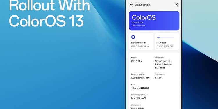 OPPO تحقق أسرع طرحٍ لها من خلال نظام تشغيل ColorOS 13 والذي يضمن تحديثًاً أفضل للبرامج بدءًا من 2023
